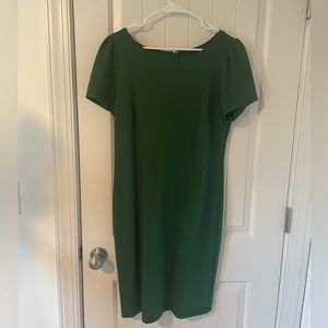 Ann Taylor green jersey dress